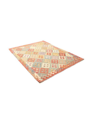 Kilim 154x200 Cm Kilim, Afghanistan, Lana Cardata A Mano