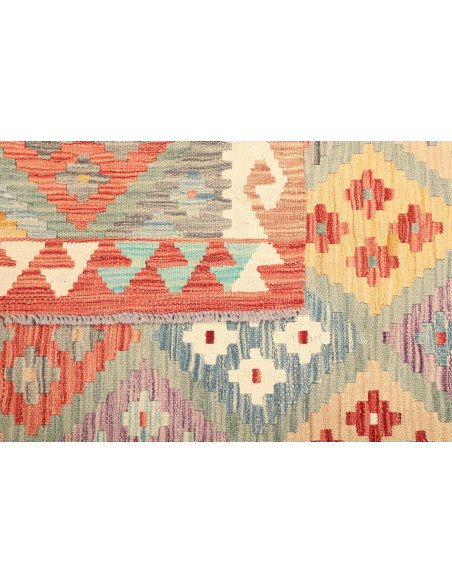 Kilim 154x200 Cm Kilim, Afghanistan, Lana Cardata A Mano