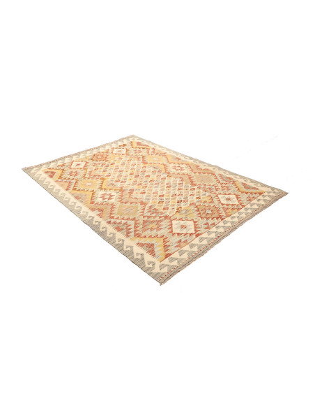 Kilim 146x201 Cm Kilim, Afghanistan, Lana Cardata A Mano