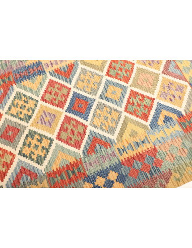 Kilim 151x200 Cm Kilim, Afghanistan, Lana Cardata A Mano,