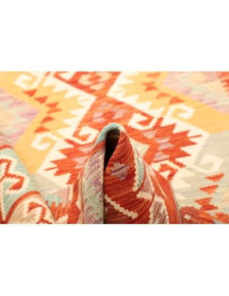 Kilim 152x193 Cm Kilim Afghanistan Hand-carded Wool (warp: