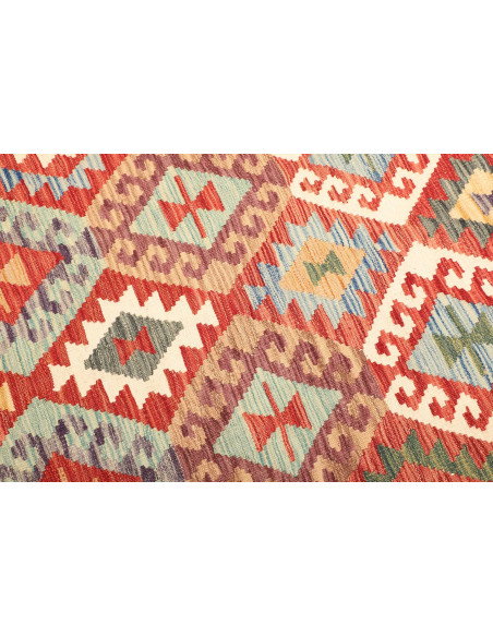 Kilim 152x202 Cm Afghan Kilim. Material: Hand-carded Wool