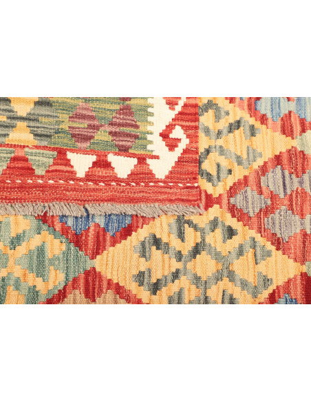 Kilim 150x195 Cm Kilim Afghanistan, Hand-carded Wool (cotton