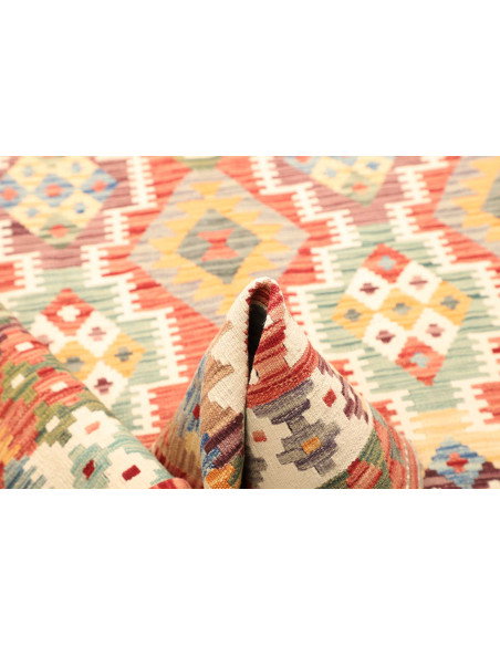 Kilim 157x197 Cm Kilim, Afghanistan, Lana Cardata A Mano,
