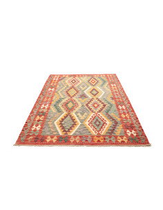 Kilim 158x198 Cm Kilim Afghanistan, Hand-carded Wool 2