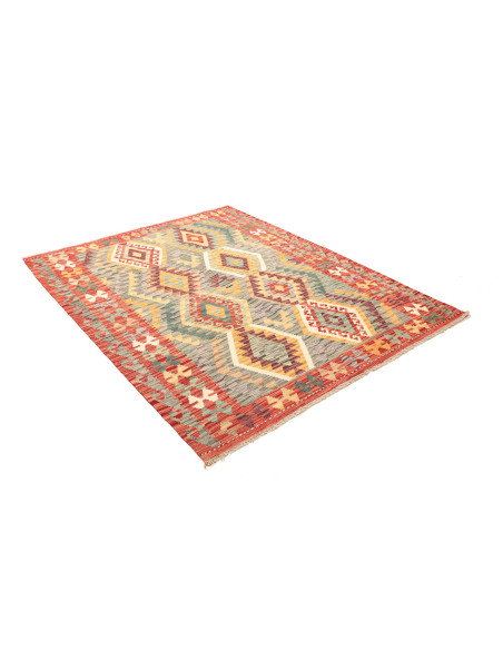 Kilim 158x198 Cm Kilim Afghanistan, Lana Cardata A Mano