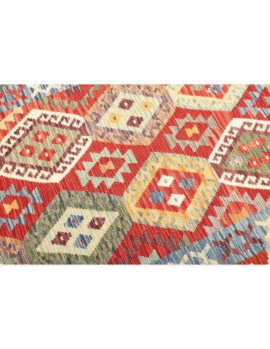 Kilim 154x209 Cm Kilim, Afghanistan, Hand-carded Wool,