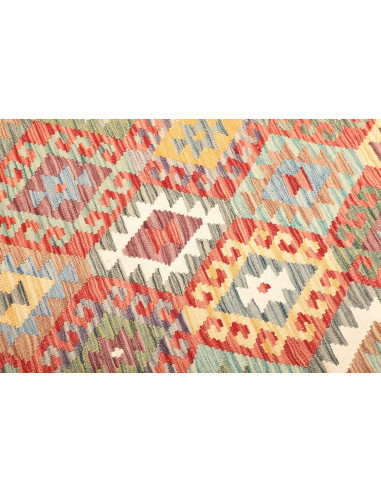 Kilim 158x198 Cm Kilim, Afghanistan, Hand-carded Wool,