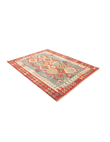 Kilim 154x201 Cm Kilim Afghanistan Lana Cardata A Mano