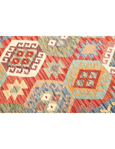 Kilim 154x201 Cm Kilim Afghanistan Lana Cardata A Mano
