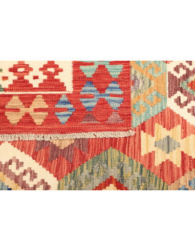 Kilim 154x201 Cm Kilim Afghanistan Lana Cardata A Mano