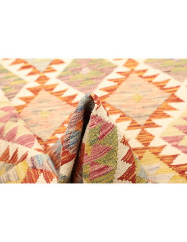 Kilim 156x206 Cm Kilim Afghanistan, Hand-spun Wool (cotton