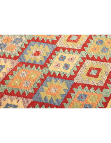 Kilim 158x194 Cm Kilim, Afghanistan, Hand-carded Wool (warp: