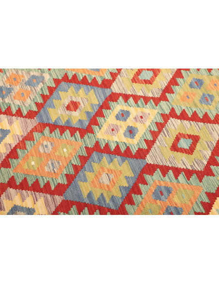 Kilim 158x194 Cm Kilim, Afghanistan, Hand-carded Wool (warp: