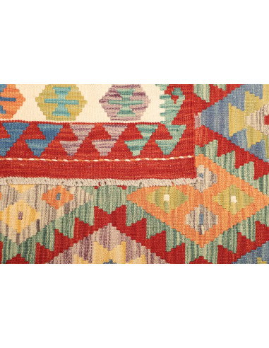 Kilim 158x194 Cm Kilim, Afghanistan, Lana Cardata A Mano