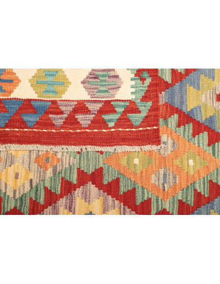 Kilim 158x194 Cm Kilim, Afghanistan, Lana Cardata A Mano