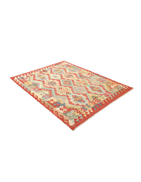 Kilim 146x196 Cm Kilim, Afghanistan, Hand-carded Wool (warp: