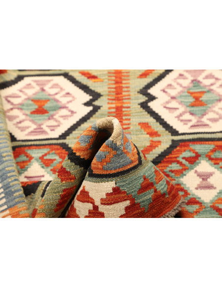Kilim 99x147 Cm Kilim, Afghanistan, Lana Cardata A Mano