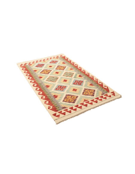 Kilim 99x155 Cm Kilim, Afghanistan, Hand-carded Wool (warp: