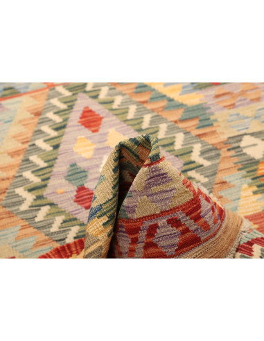 Kilim 104x150 Cm Kilim Afghanistan, Hand-carded Wool (warp: