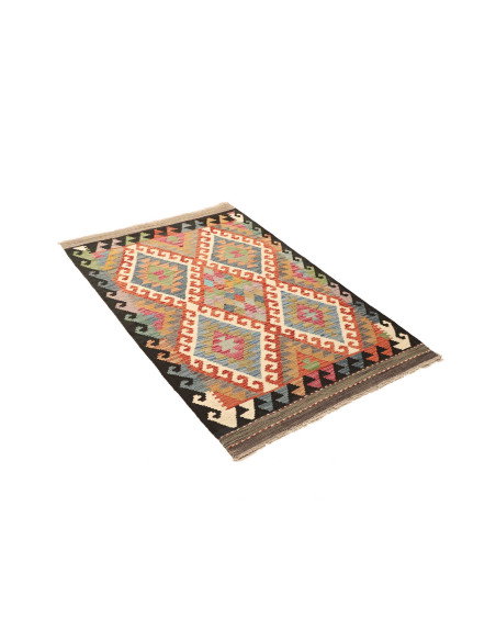 Kilim 100x156 Cm Kilim Afghan, Hand-carded Wool (warp:
