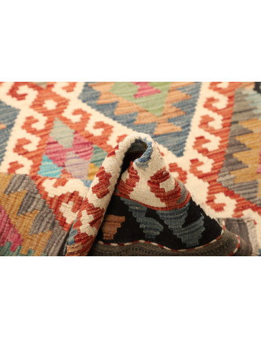 Kilim 100x156 Cm Kilim Afghan, Hand-carded Wool (warp: