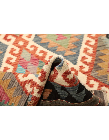 Kilim 100x156 Cm Kilim Afghan, Hand-carded Wool (warp: