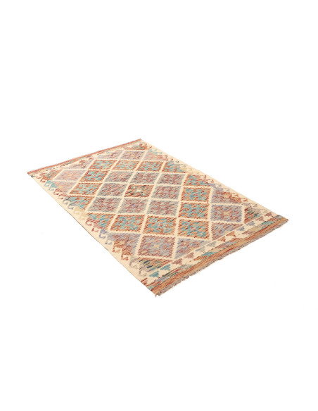Kilim 98x144 Cm Kilim, Afghanistan, Lana Cardata A Mano