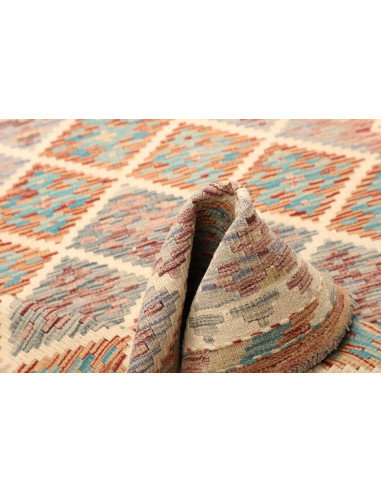 Kilim 98x144 Cm Kilim, Afghanistan, Hand-carded Wool (warp: