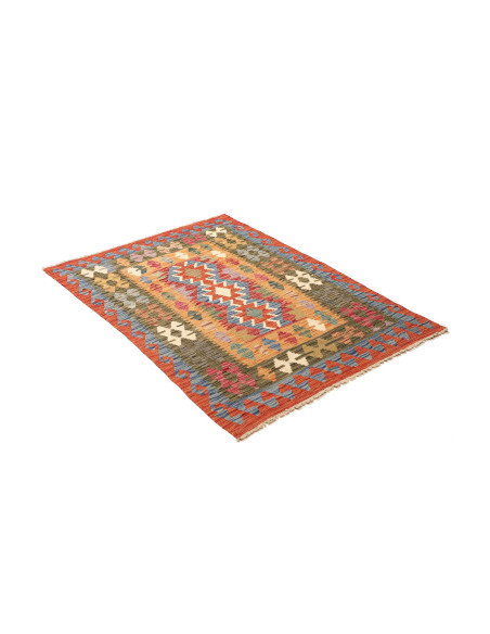 Kilim 99x143 Cm Kilim Afghanistan Hand-carded Wool Cotton