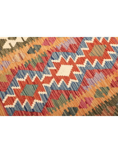 Kilim 99x143 Cm Kilim Afghanistan Lana Cardata A Mano Cotone