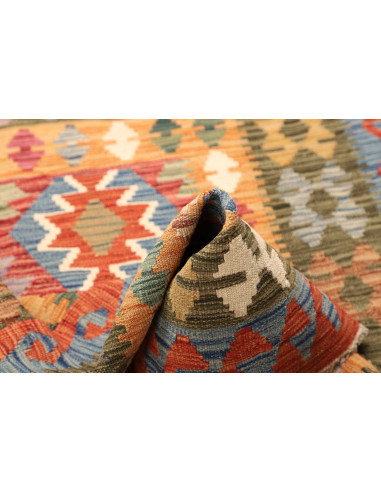 Kilim 99x143 Cm Kilim Afghanistan Hand-carded Wool Cotton