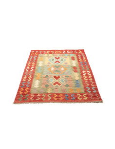 Kilim 102x148 Cm Kilim, Afghanistan, Hand-carded Wool (warp: 2