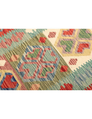 Kilim 99x148 Cm Kilim Afghanistan Lana Cardata A Mano Cotone