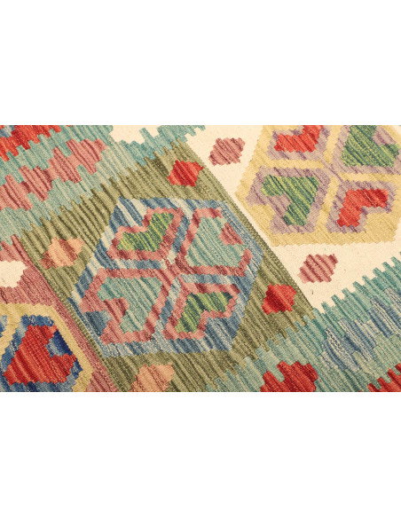 Kilim 99x148 Cm Kilim Afghanistan Lana Cardata A Mano Cotone