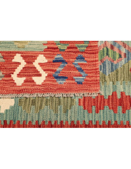 Kilim 99x148 Cm Kilim Afghanistan Lana Cardata A Mano Cotone
