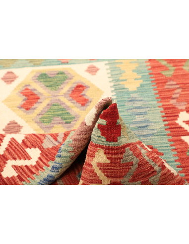 Kilim 99x148 Cm Kilim Afghanistan Lana Cardata A Mano Cotone