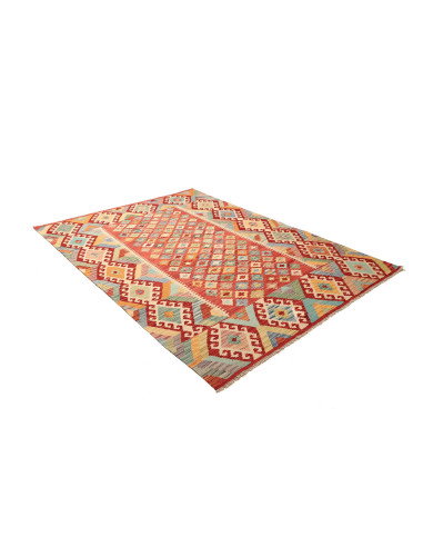Kilim 174x241 Cm Kilim, Afghanistan, Lana Cardata A Mano