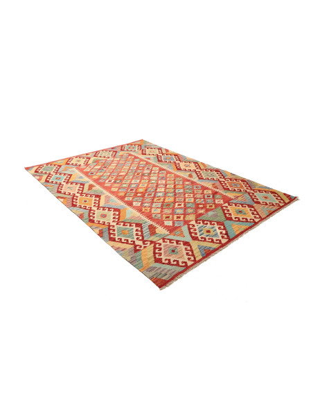 Kilim 174x241 Cm Kilim, Afghanistan, Lana Cardata A Mano