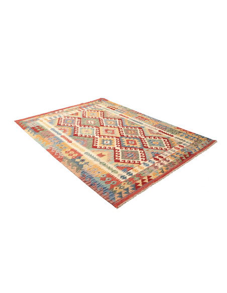 Kilim 171x236 Cm Kilim Afghanistan, Hand-carded Wool (warp: