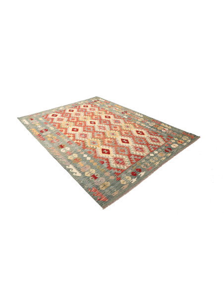 Kilim 183x247 Cm Kilim, Afghanistan, Lana Cardata A Mano