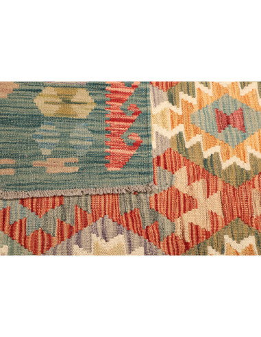 Kilim 183x247 Cm Kilim, Afghanistan, Hand-carded Wool (warp: