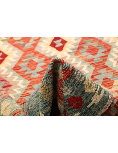 Kilim 183x247 Cm Kilim, Afghanistan, Lana Cardata A Mano