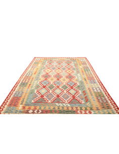 Kilim 199x298 Cm Kilim, Afghanistan, Hand-carded Wool (warp: 2