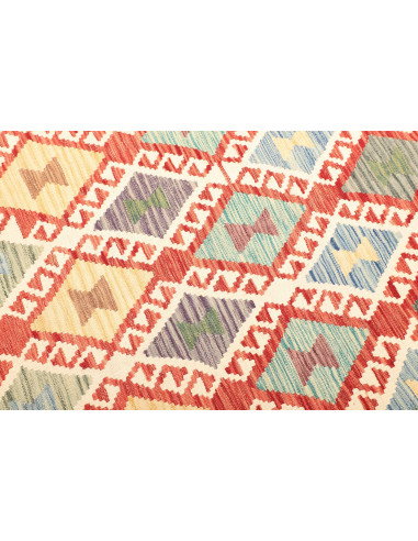Kilim 199x298 Cm Kilim, Afghanistan, Hand-carded Wool (warp: