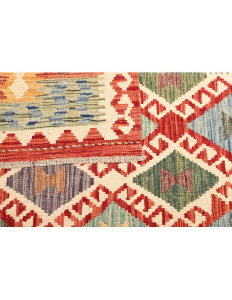 Kilim 199x298 Cm Kilim, Afghanistan, Lana Cardata A Mano