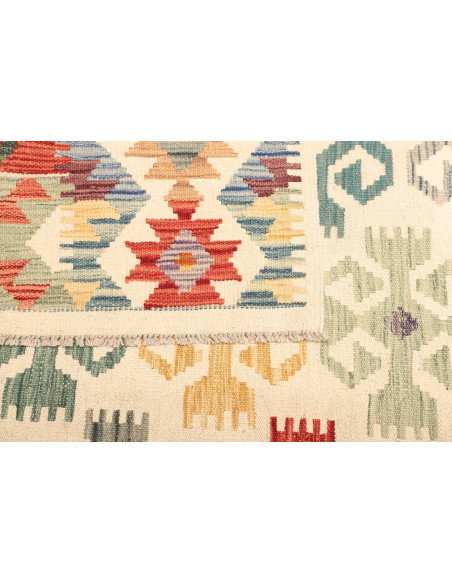 Kilim 201x302 Cm Kilim, Afghanistan, Lana Cardata A Mano