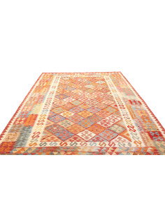 Kilim 205x297 Cm Kilim, Afghanistan, Hand-carded Wool (warp: 2