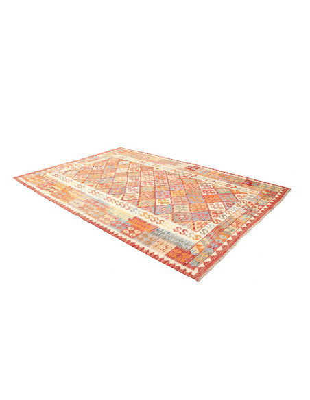 Kilim 205x297 Cm Kilim, Afghanistan, Hand-carded Wool (warp: