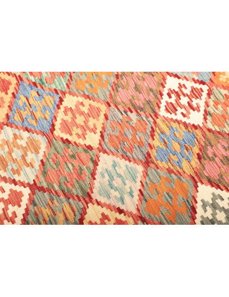 Kilim 205x297 Cm Kilim, Afghanistan, Hand-carded Wool (warp: